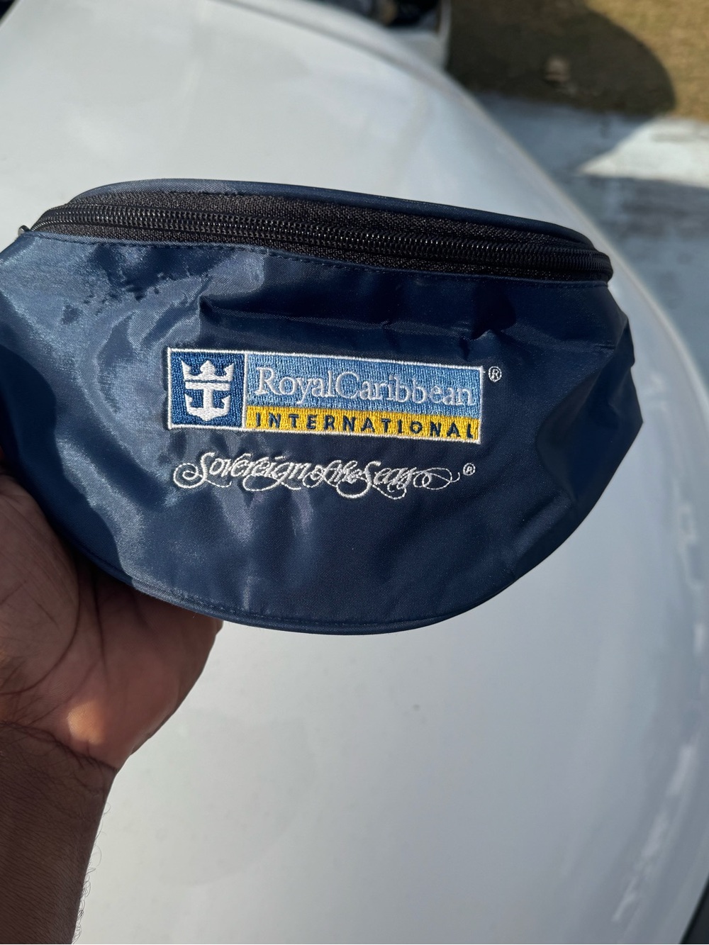 Royal carribean “sovereign of the seas “ blue fanny pack